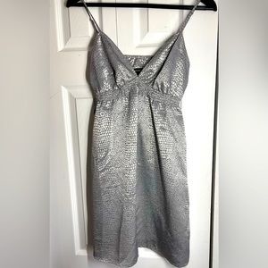Silver summer dress
